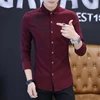 2022 Spring and Autumn Men's Long Sleeve Shirt Fashion Casual Rose Pattern Print Shirt Men's Business Social Banquet Slim Shirt ► Photo 3/5