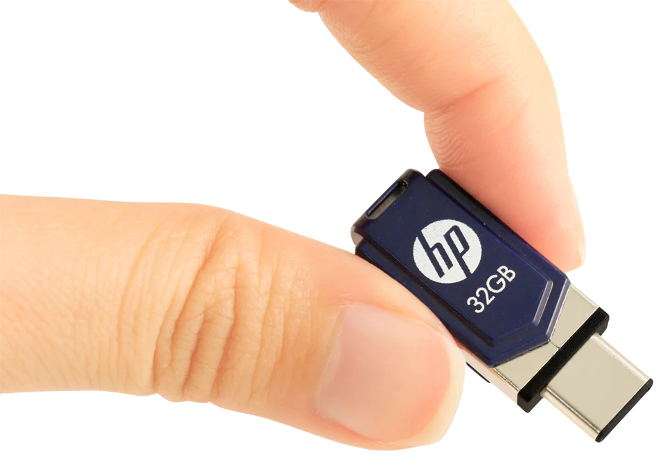 Флешка Hp mini usb flash drive 3.0 32 ГБ pen drive 16 ГБ usb 3.1 флэш-накопитель Типа С Двойной Pen Drives 16 ГБ 32 ГБ memory stick для Смартфонов флешка 32 гб