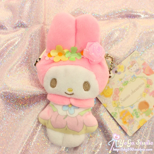 

Cute toy My Melody Cinnamoroll Pudding Cartoon Dogs plush Mini Coin Purse for child gift 11cm