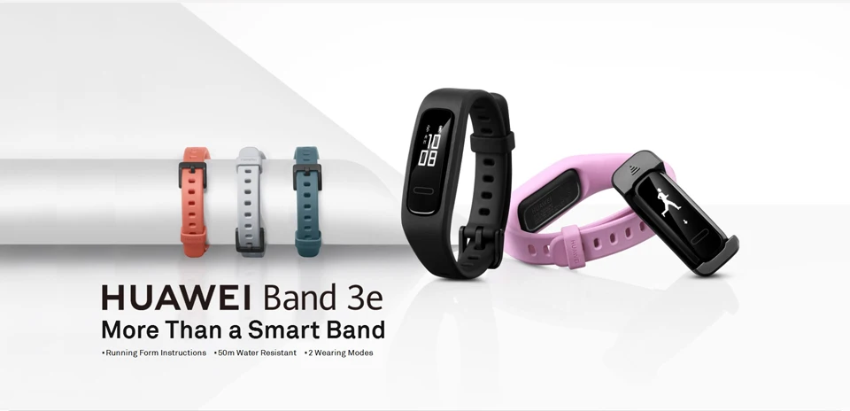 huawei Band 3e 50 метров водонепроницаемый СНПЧ разработка интеллектуального бега Спортивный Браслет мониторинг сна