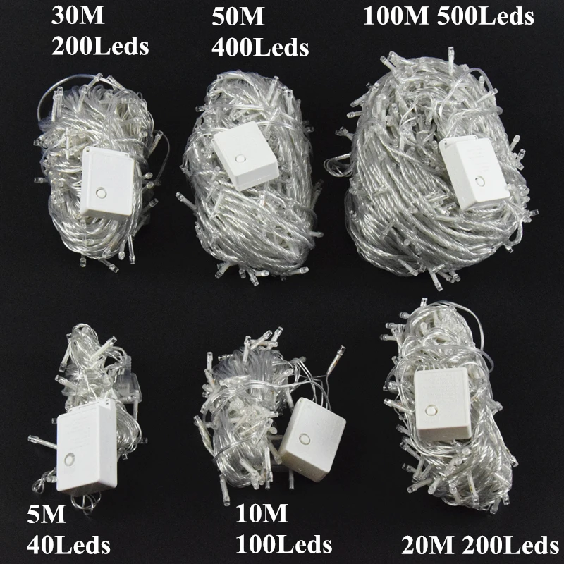 AIFENG Christmas Light 5M 10M 20M 30M 50M 100M Led String Fairy Light Holiday Wedding Party Decor Garland Light Christmas Lights AIFENG Christmas Light 5M 10M 20M 30M 50M 100M Led String Fairy Light Holiday Wedding Party Decor Garland Light Christmas Lights