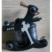 

UPTATSUPPLY New Top Shader Liner Professional Tattoo Machine 10 Warp Coil Permanent Tattoo Gun For Beginner