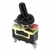 Miniature On Off Small SPST Toggle Switch Heavy Duty with Waterproof Cover 12V 6 A/250 VAC 10 A/125VAC ► Photo 2/5