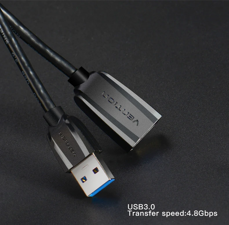 Vention USB3.0 кабель-удлинитель мужчин и женщин USB2.0 расширение провода супер Скорость 3,0 удлинитель USB кабель синхронизации данных для компьютера PC