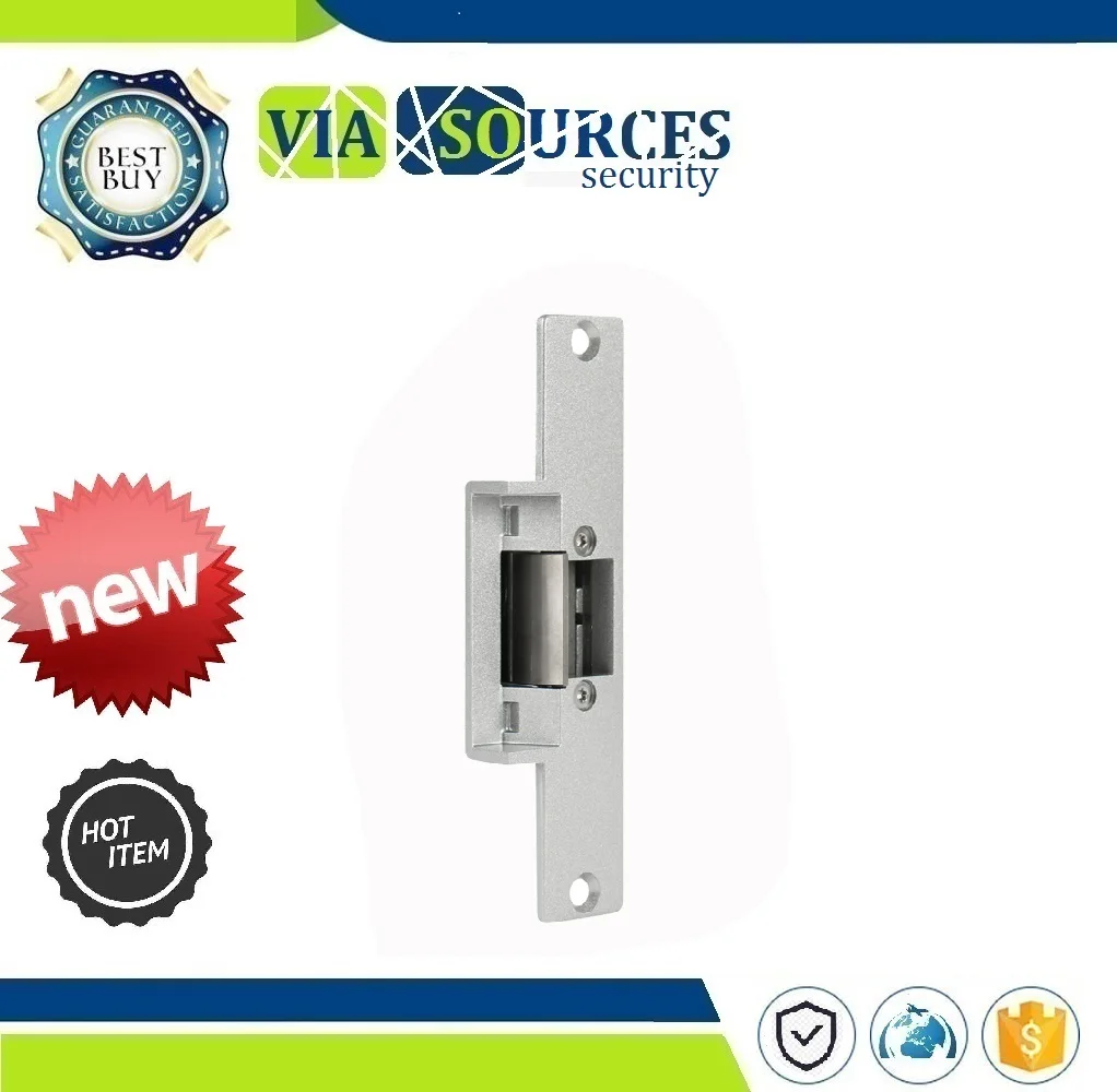 

Electric Strike Door Lock For Access Control System Fail Secure Stainless Steel 12VDC Built-out Voltage Spike Suppressor