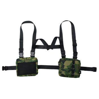 

Outdoor Tactical Hunting Shoulder Bag Phone Radio Camera Functional Waist Packs Bag Chest Rig Bag Men Women Climbing Backpack