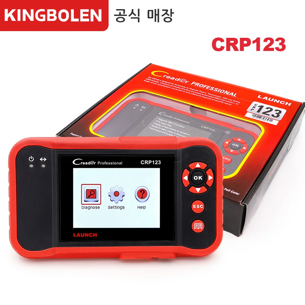 Original LAUNCH X431 CRP123 Code Scanner x 431 CRP 123 4 systems ABS