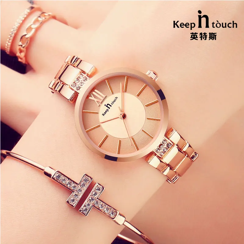 

2018 New Luxury Quartz Watch Fashion Design Bracelet Women's Watches Famous Brands Rose Gold Wristwatches relogio feminino