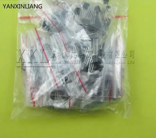 

TL431 A733 C1815 A1015 C945 2N3904 2N3906 S8050 S8550 2N2222 20valuesX5pcs=100pcs,Transistor Assorted Kit