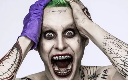 

Suicide squad scream horror teeth tattoo glove Wall Decor Canvas Poster Print