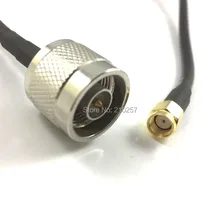 5 шт. N Мужской Разъем RG58 к rp-Sma мужской 50 см соединительный кабель для Wi-Fi беспроводной маршрутизатор