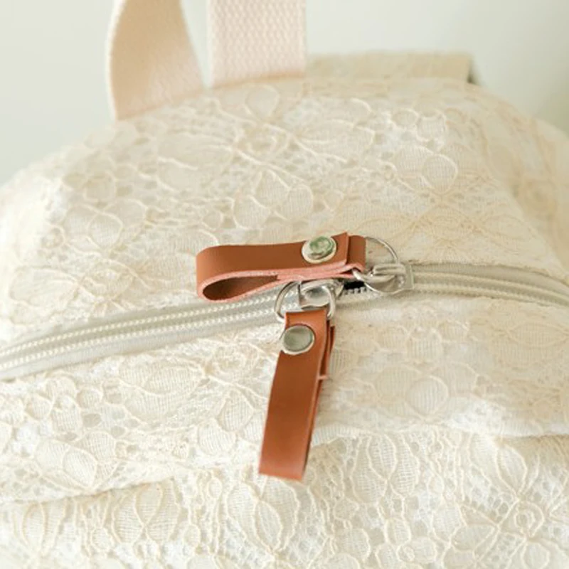 2018 de moda sólido blanco negro de encaje Mujer Mochila de lona con cremallera bolsillo de solapa de la escuela bolso de chica adolescente cuaderno de viaje Mochila 2018 de moda sólido blanco negro de encaje Mujer Mochila de lona con cremallera bolsillo de solapa de la escuela bolso de chica adolescente cuaderno de viaje Mochila