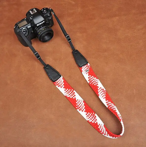 Mosaics Series Cotton rope comfortable camera strap Neck Strap elastic carrying a classic for canon nikon sony free shipping | Отзывы и видеообзор