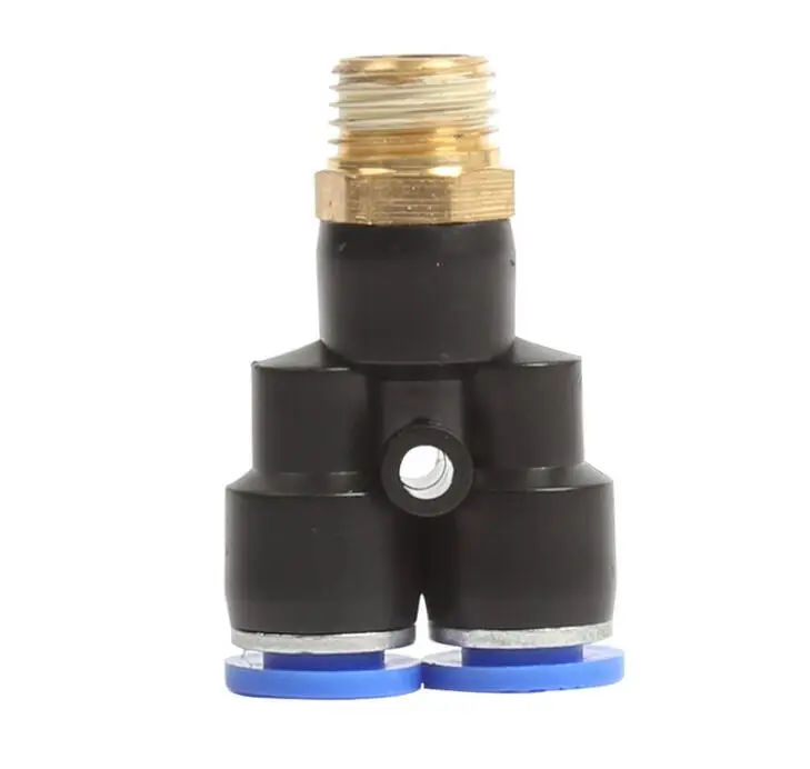5 шт. PX12 трубка O/D 12 мм латунь Мужская резьба размер 1/8 &quot1/4&quot 3/8 &quot1/2&quot Y Стиль Push In