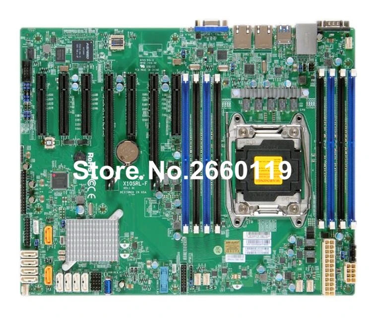 Server motherboard for SuperMicro X10SRL-F 2600V4/V3 DDR4 system mainboard fully tested and perfect quality