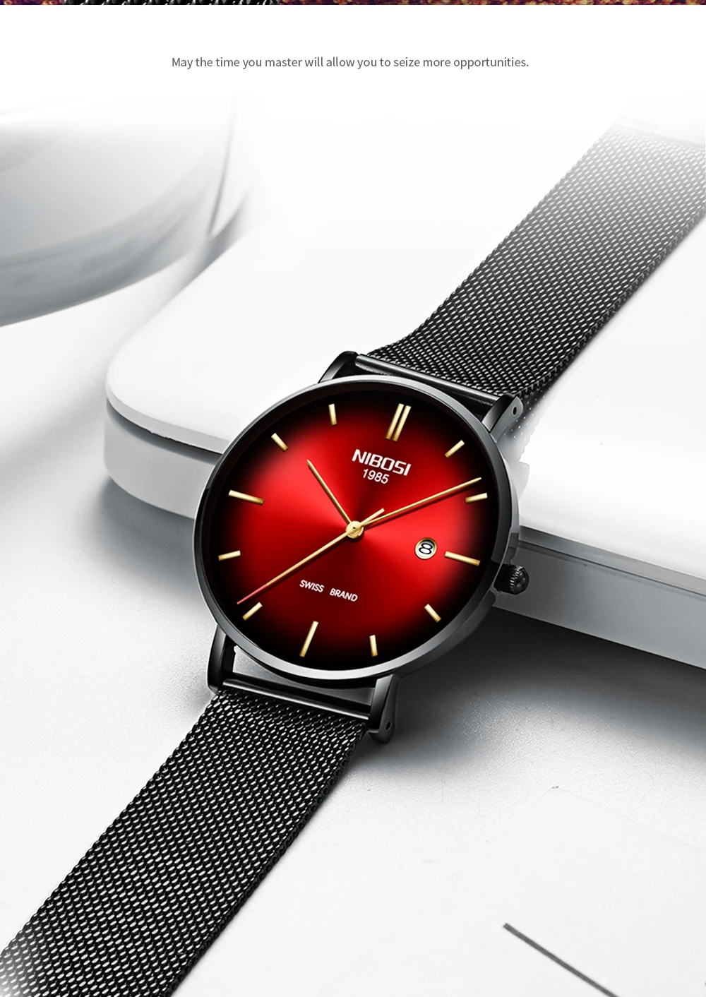 NIBOSI Men And Women Watches Top Brand Luxury Unisex Watch Waterproof Classic Simple Quartz Wrist Watch Erkek Kol Saati Relogios (5)