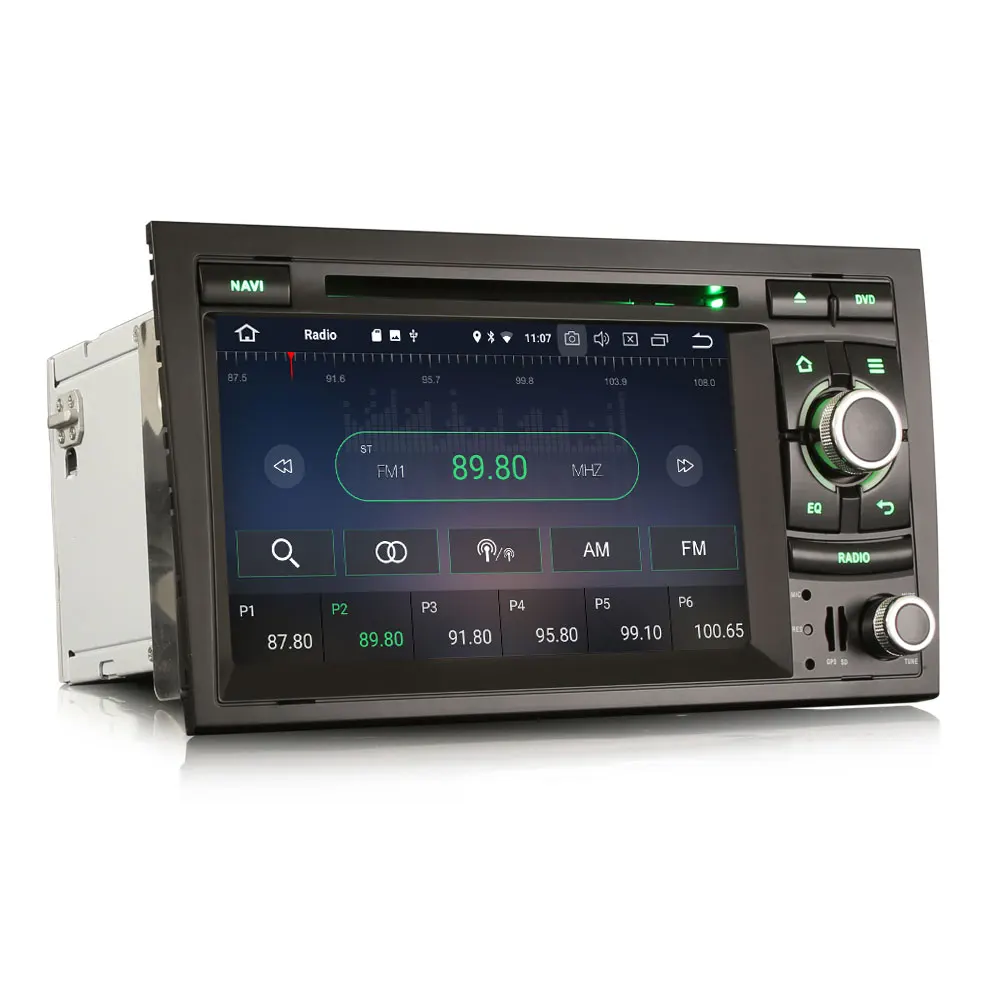 Sale 7" Android 9.0 Pie OS Car DVD Multimedia Navigation GPS Radio for Seat Exeo 2008-2013 with External DAB+ Receiver Box Support 3