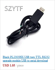 1 шт./лот PL2303 PL2303HX USB для UART ttl кабельный модуль 4 p 4 pin RS232 конвертер