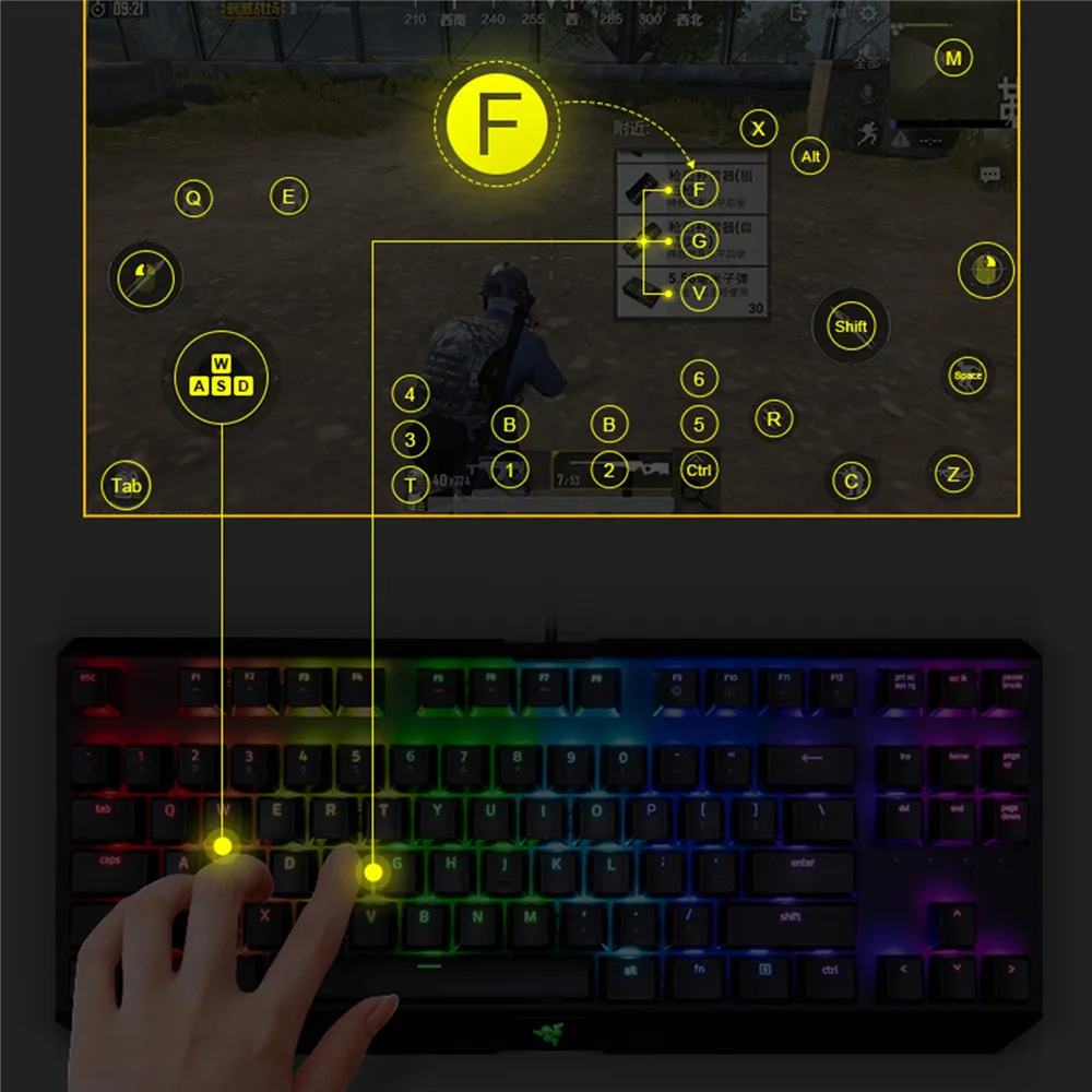  New BattleDock Gamepad Keyboard Mouse Converter Station for FPS and PUBG Battle Royale Mobile Phone