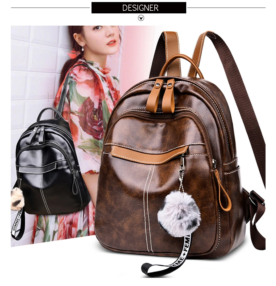 Простой стиль, женские рюкзаки из искусственной кожи для девочек-подростков, школьные сумки для отдыха, Студенческая сумка на плечо, Женская посылка