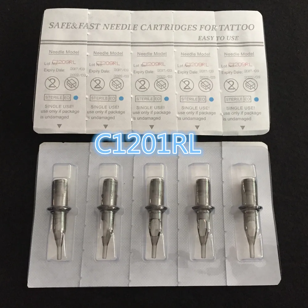 

Top 20PCS 1RL Grey Cartridge Tattoo Needles Tubes Round Liner 1 For Tattoo Rotary Machine Pen Supply C1201RL#