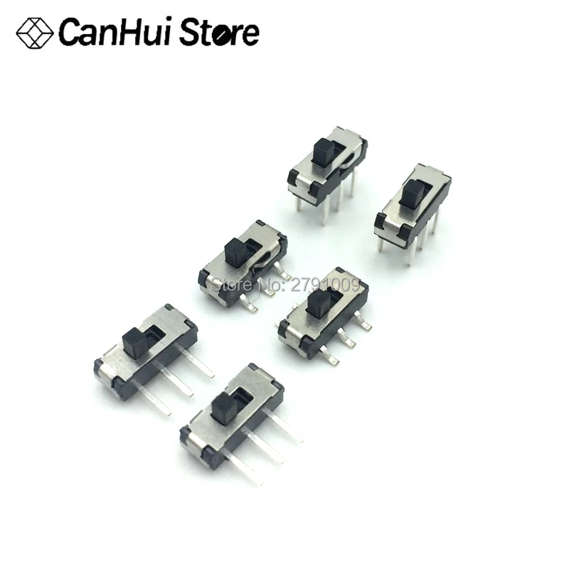 20pcs MSS22D18 Мини Миниатюрный переключатель 2P2T DIP 3/6Pin SMD6Pin для DIY электронные аксессуары DVD переключатель