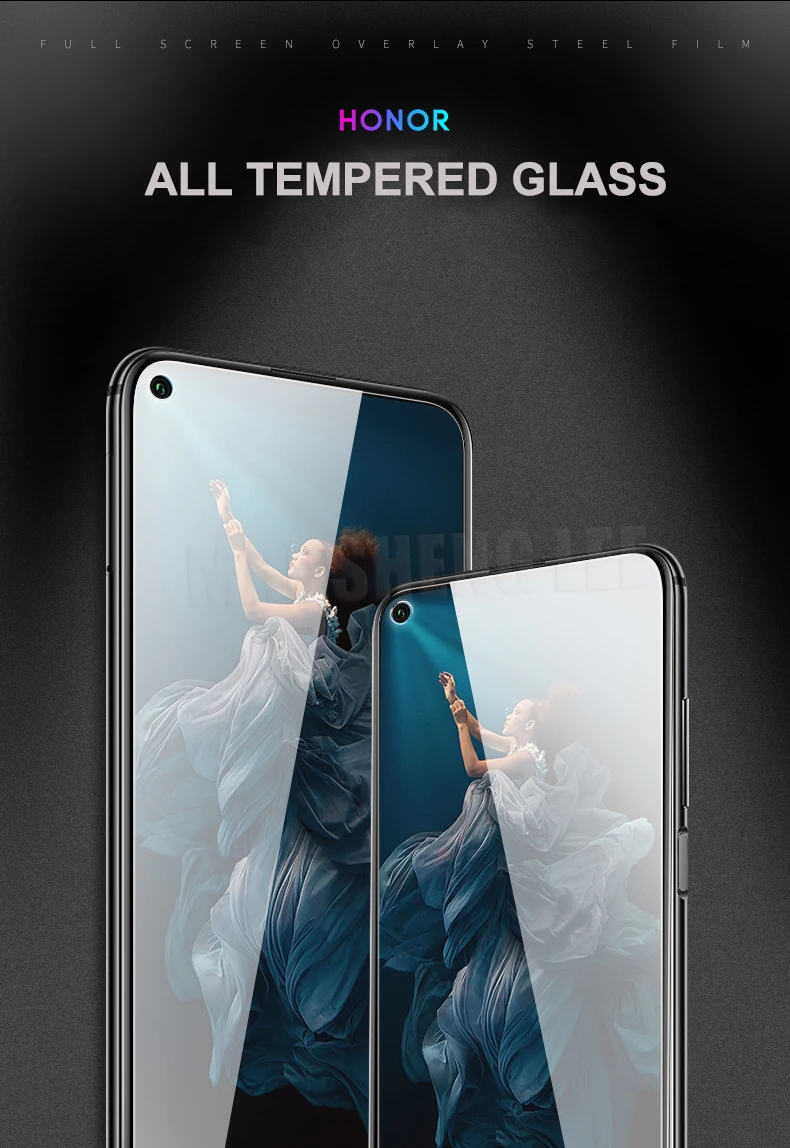 2 шт./лот, закаленное стекло для Huawei Honor 20 Pro, защита экрана 9 H, против Blu-ray, стекло для Huawei honor 20, защитная пленка