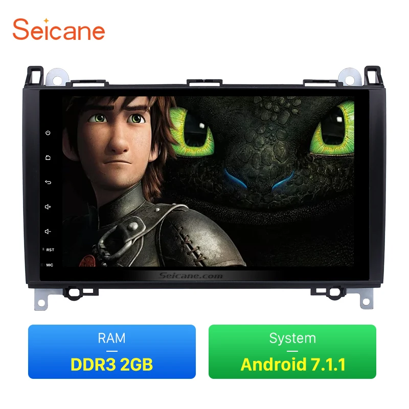 

Seicane Android 7.1 9 inch Radio GPS Bluetooth Head Unit for 2000-2015 VW Volkswagen Crafter WiFi Mirror Link Rearview Camera