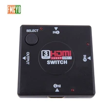 дешево! HDMI KVM Switch 4 порта 3 Вход 1 Выход HDMI Splitter Видеомонитор Разрешение 1080P HDMI Switcher