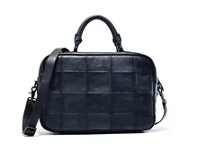 Vintage Crafts Men’s Briefcases business travel bag Genuine Leather Laptop Tote messenger bags