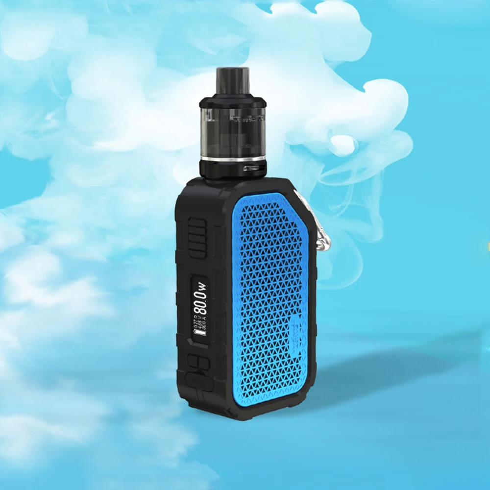 80 Вт WISMEC активный Bluetooth музыка TC комплект 2100 мАч батарея с 2 мл/3 мл Amor NSE атомайзер коробка Vape комплект vs Drag 2/shogun