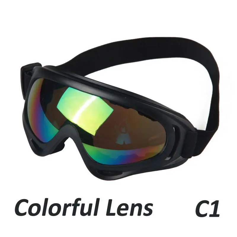 Военные очки с защитой от ультрафиолета, зимние спортивные очки для сноуборда, лыж, катания на коньках, очки для катания на лыжах, мотоциклетные очки, цветные линзы