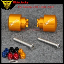 Логотип "CBR" МОТОЦИКЛ рукоятки концы бар крышки руля для Honda VTR 1998-2005 1999 2000 2001 2002 2003 2004