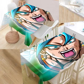 

Custom dragon ball Pattern Tablecloth Waterproof Oilproof Rectangular Home Wedding Tablecloth Textiles