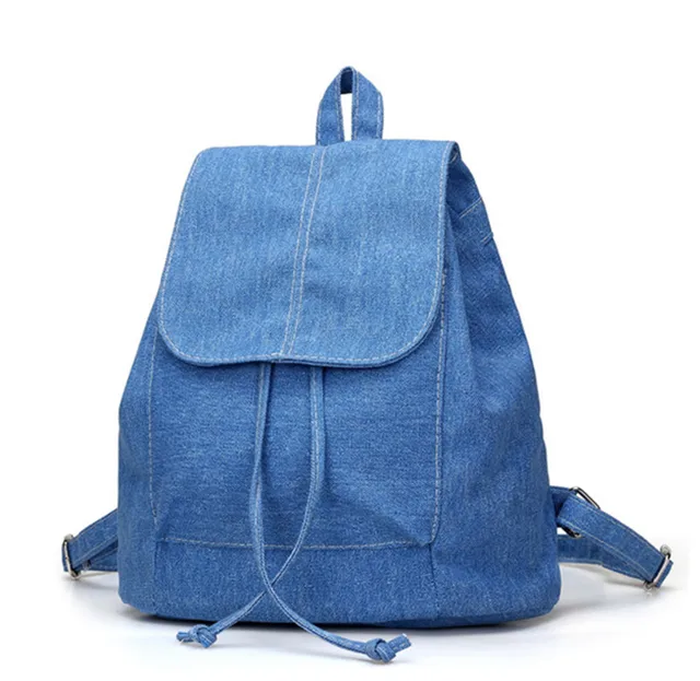 mochila saco jeans