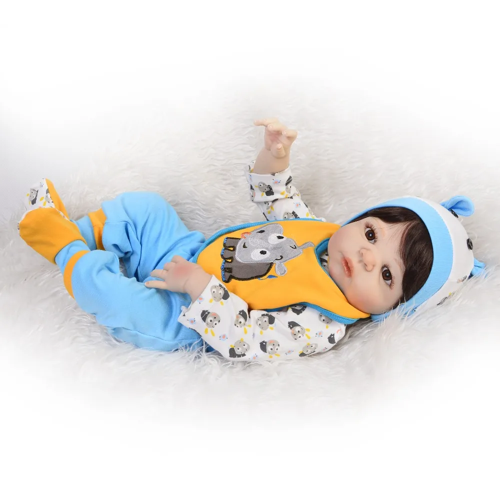 NPK 23 &quotПолное Тело силикон Reborn Baby boy Кукла реборн игрушки купаться играть дома
