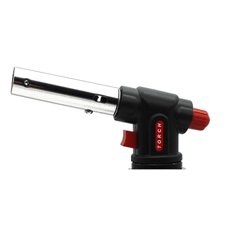 Gas Butane Soldering Gas Burner Soldering Iron Burner Lighter Igniter For Grill Red camping