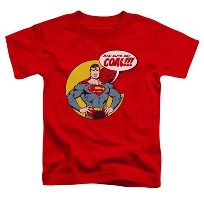 Trevco Dc-Coal - Short Sleeve Toddler Tee - Red Large 4T
