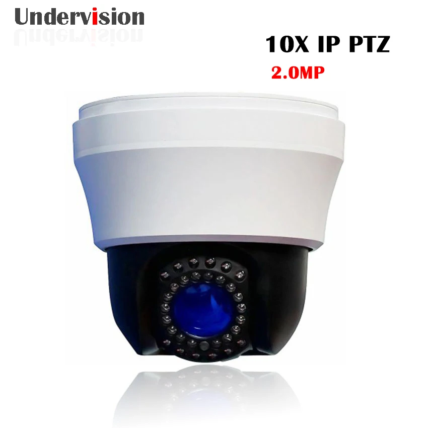 2.0MP IP PTZ High speed dome Camera 10X optical focus PTZ 40M IR Indoor Camera free Shipping