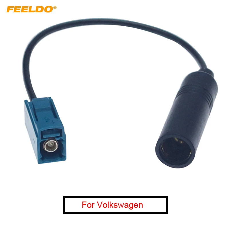 FEELDO Car Aftermarke Radion Antenna Wire Harness Plug For Volkswagen Male to Motorola Female Adapter #FD-2019 | Автомобили и