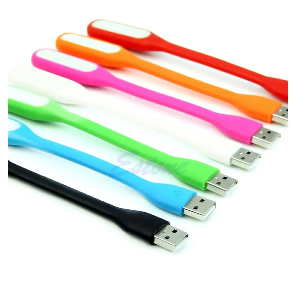 USB светильник, гибкий светодиодный USB лампа-книга для ноутбука, ноутбука, планшета, USB чтения, ноутбука, ПК, мини