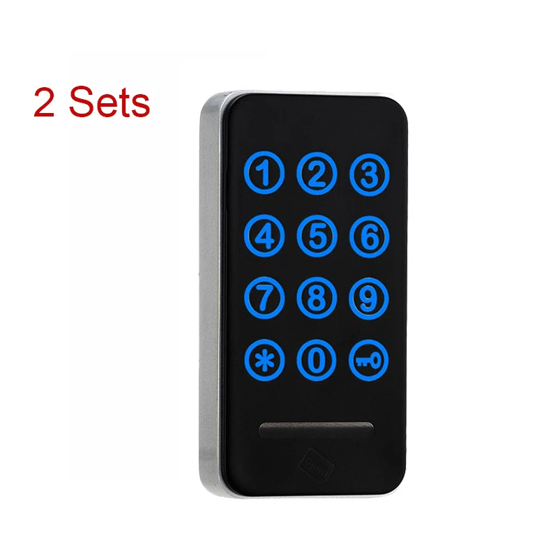 2 Sets Intelligent Electronic Cabinet Locker Touch Keypad Password EM Card Key for Home Swimming Sauna Pool Gym EM118 2 Sets Intelligent Electronic Cabinet Locker Touch Keypad Password EM Card Key for Home Swimming Sauna Pool Gym EM118
