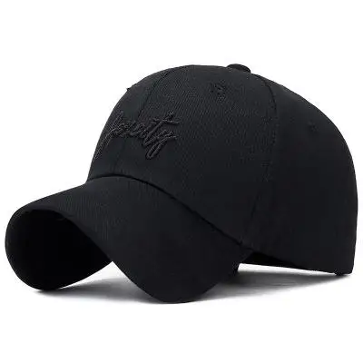 COKK бейсболка женская мужская вышивка буквы Snapback шляпа бренда Gorra Hombre шляпа шлем для папы Homme Хип-Хоп Кепка Дальнобойщика Корейская Новинка - Цвет: Black