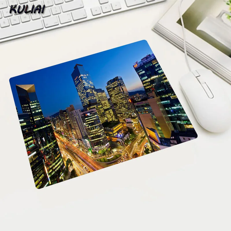 XGZ высококачественный резиновый 22x18 см корейский пейзаж Коврик для мыши, легко носить с собой Нескользящие, подходят для ноутбука, домашнего стола, ПК коврики