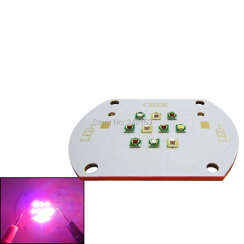 30W CREE XPE XP-E+EPILEDS Blue+White+Royal Blue+Red 620nm+Red 660nm LED Module