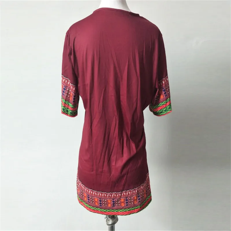 African Clothing Dashiki Clothing Promotion Limited Polyester The Men's Short Sleeve T-shirt Printing Folk Style Men Clothes (4)