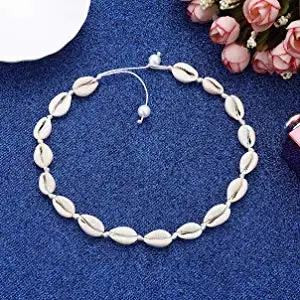 shell pearl choker necklace