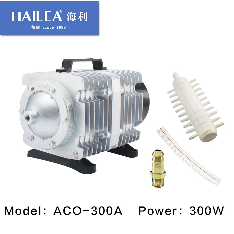 

250L/min 300W Seafood pond reservoir aerator, electromagnetic air compressor. Aquarium inflator.Kam carp pooling oxygen machine.