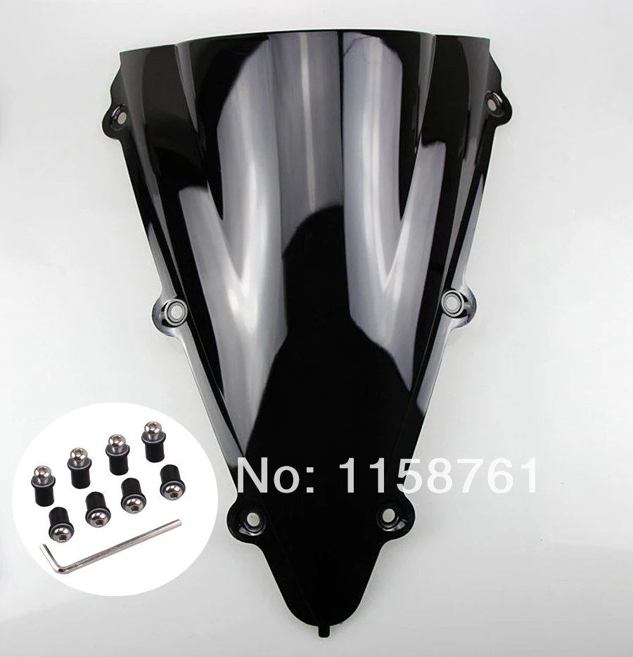 

Motorcycle Windscreen Windshield Case for Yamaha 2004-2006 YZF R1 04 05 06 Black