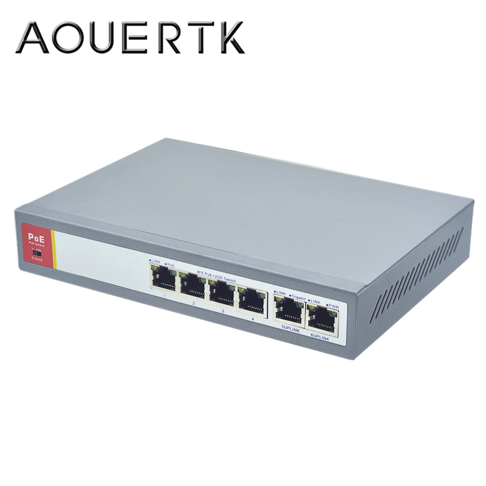 aouertk-eieee8023af-4-2-port-poe-switch-for-camera-over-ethernet-poe-optical-transmission-for-ip-camera-system-network-switches